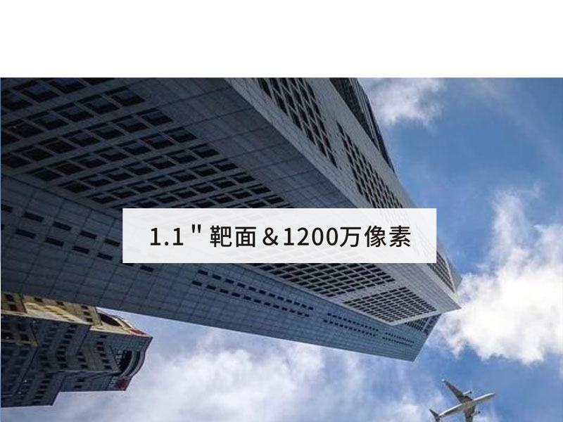 1.1＂靶面＆800~1200万像素